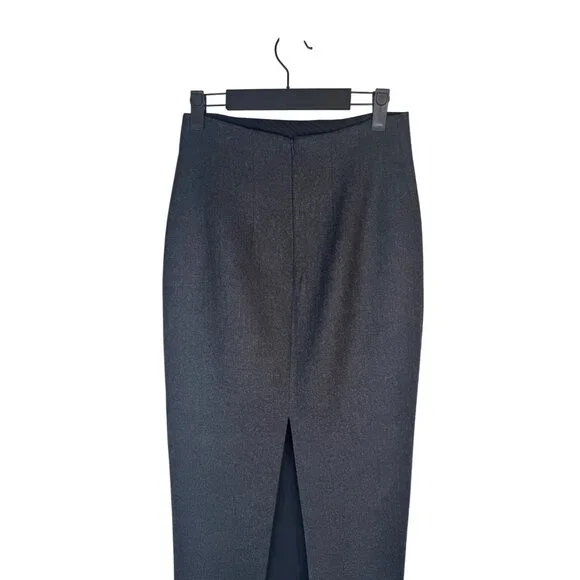 2/$30 Zara Small Black Charcoal Pencil Skirt Polyester Blend - Picture 10 of 12